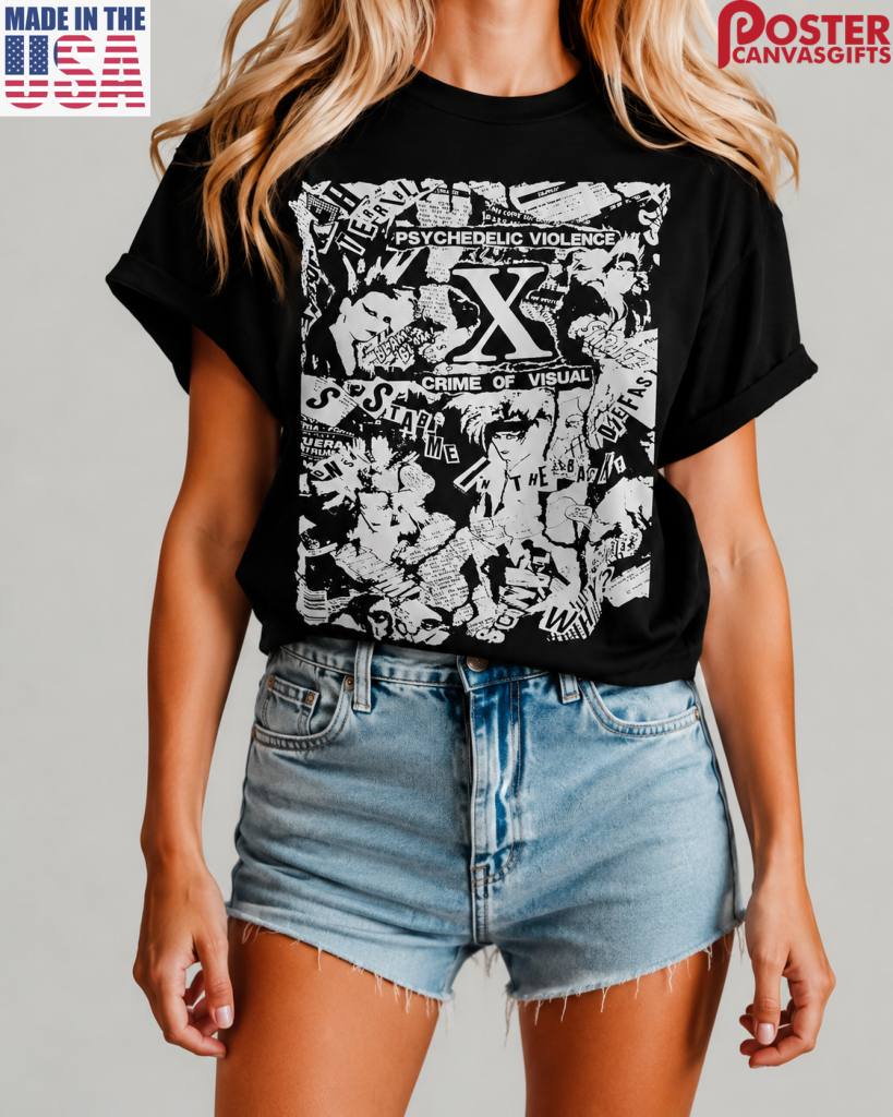 Psychedelic Violence X Crime Of Visual Love Violence Sexy T Shirt