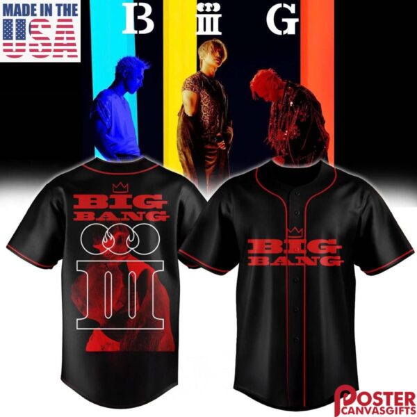 BIGBANG XX COSMOS World Tour Baseball Jersey, K-Pop Concert Fan