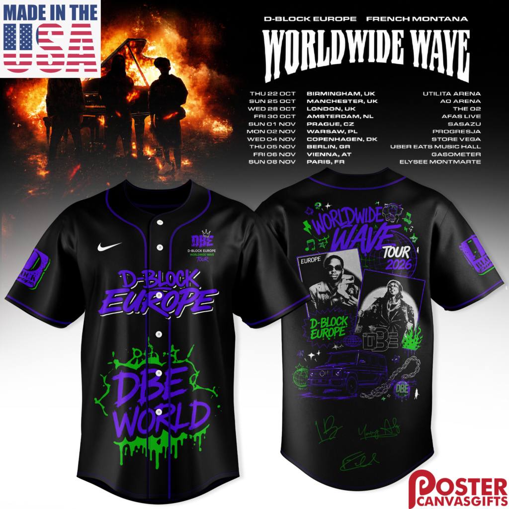 DBE Worldwide Wave Tour 2026 Jersey Live Concert Fan Edition